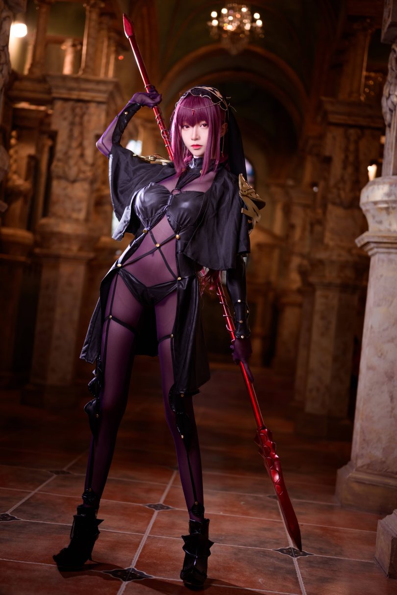 青青子JS cos斯卡哈（Ⅰ）| 青青子JS_FGO·斯卡哈cos作品 [48P-380M]