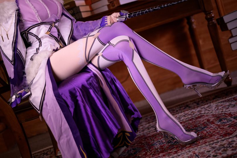 青青子JS cos斯卡哈（Ⅰ）| 青青子JS_FGO·斯卡哈cos作品 [48P-380M]