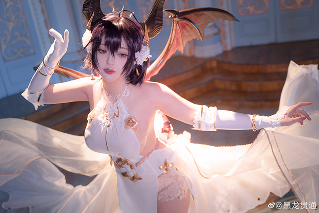 黑龙贯通cos作品 | 黑龙贯通在《碧蓝幻想》cos“龙姬 ”古蕾娅插图