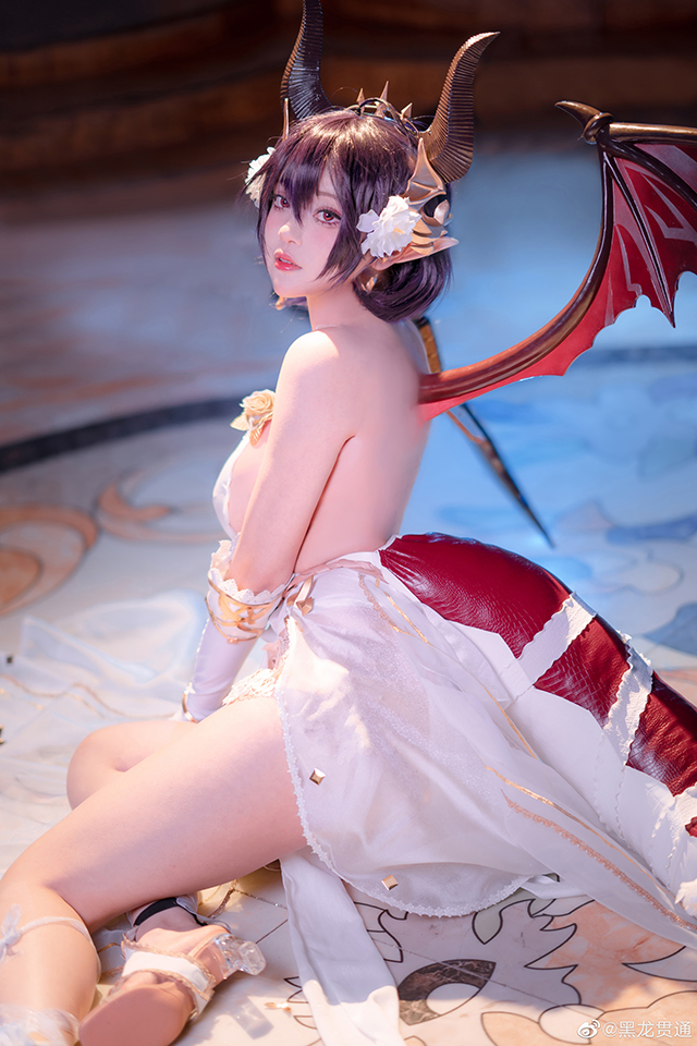 黑龙贯通cos作品 | 黑龙贯通在《碧蓝幻想》cos“龙姬 ”古蕾娅插图4