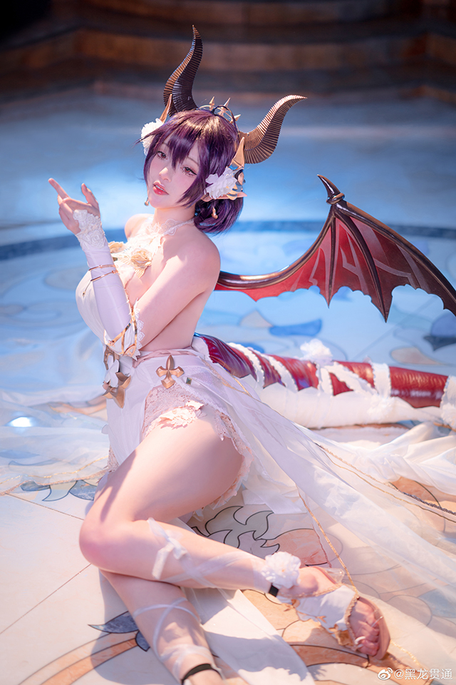 黑龙贯通cos作品 | 黑龙贯通在《碧蓝幻想》cos“龙姬 ”古蕾娅插图3