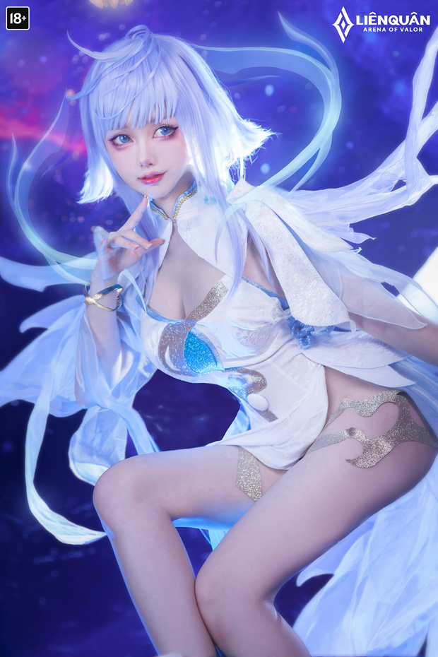 coser@Mon夢_monpink在《传说对决》化身“紫罗兰神龙姐姐”插图2