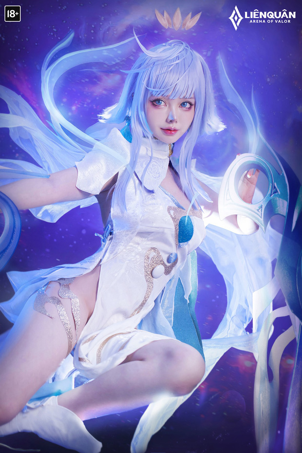 coser@Mon夢_monpink在《传说对决》化身“紫罗兰神龙姐姐”插图3