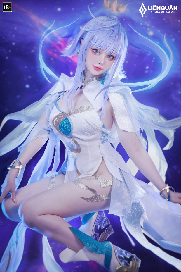 coser@Mon夢_monpink在《传说对决》化身“紫罗兰神龙姐姐”插图4