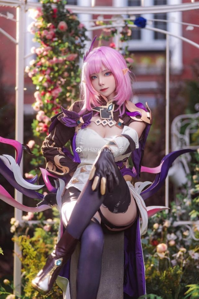 coser@Hazelnut_榛子在《崩坏3》化身“粉色妖精”爱莉希雅(百度百科榛子)插图4