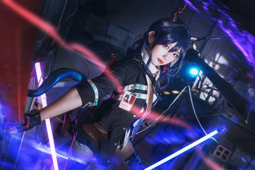 Messie Huang_cos作品 | Messie Huang_明日方舟·陈cos [12P-37MB]插图