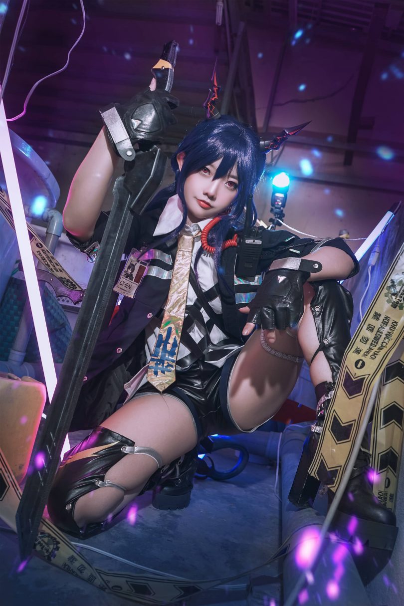 Messie Huang_cos作品 | Messie Huang_明日方舟·陈cos [12P-37MB]