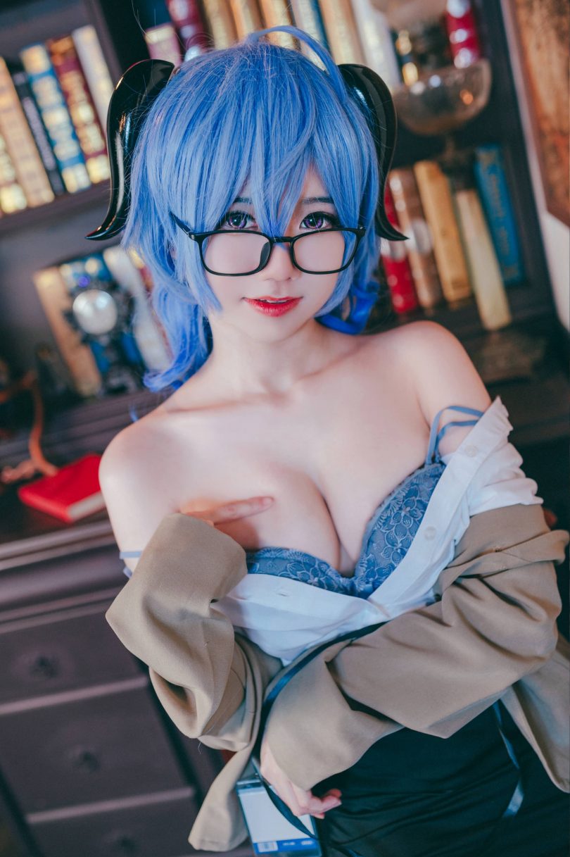 Sally Dorasnow cos甘雨 | Sally Dorasnow_原神·甘雨OL cos作品 [62P-319MB]