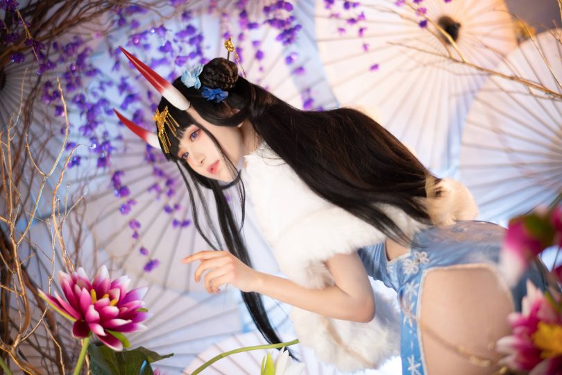 Shika小鹿鹿cos能代 | Shika小鹿鹿_碧蓝航线·能代旗袍cos作品 [19P-532MB](shika小鹿鹿最新图包)插图
