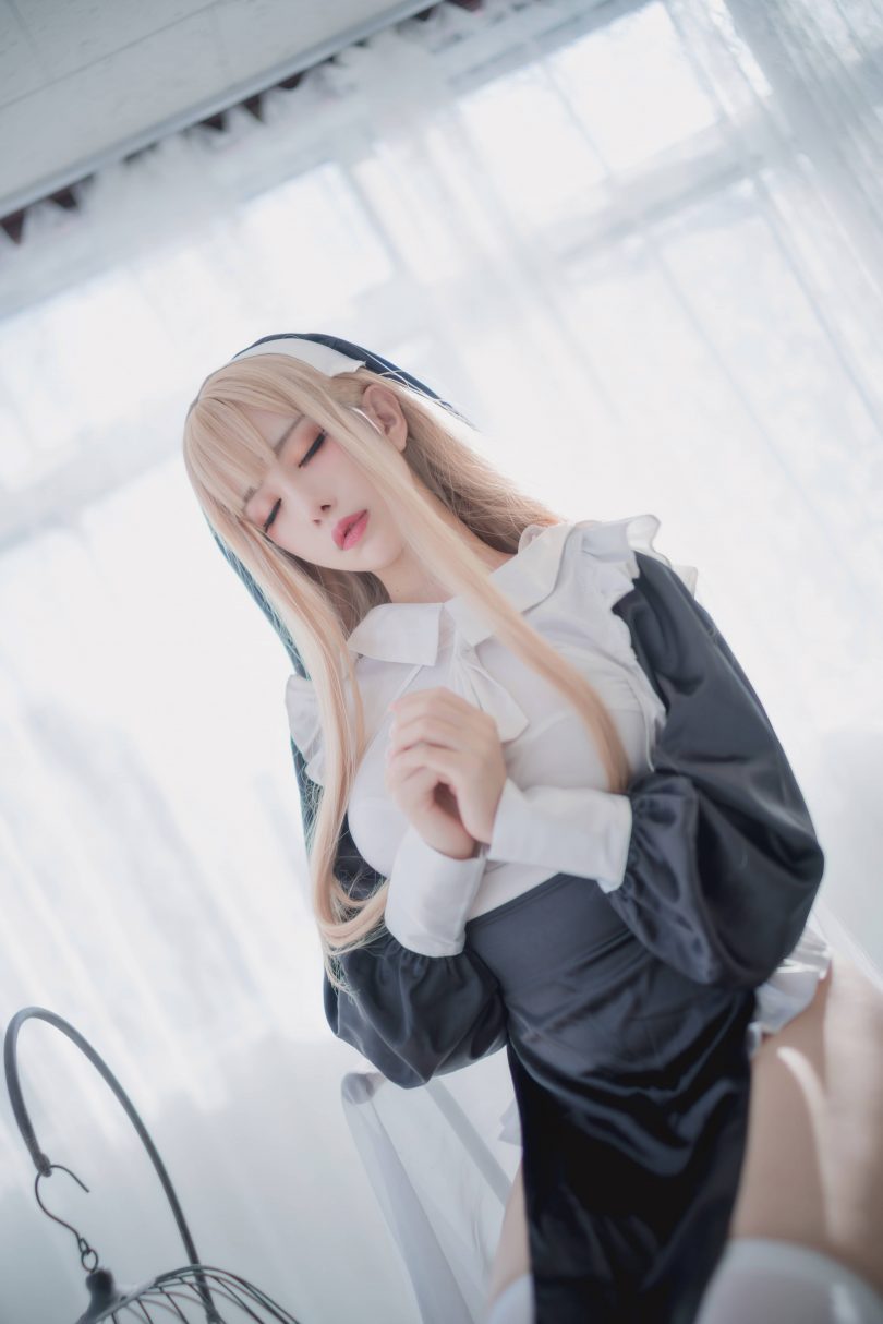 Shika小鹿鹿cos修女 | Shika小鹿鹿_修女cos作品 [16P-172MB](shika小鹿鹿吧)插图