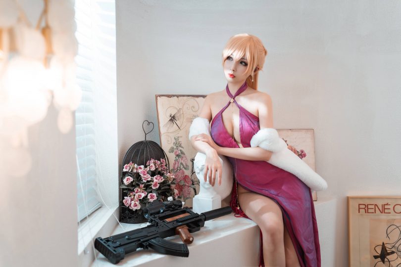 rioko凉凉子cos作品 | rioko凉凉子_少女前线·OTS-14礼服cos [25P1V-233MB]插图
