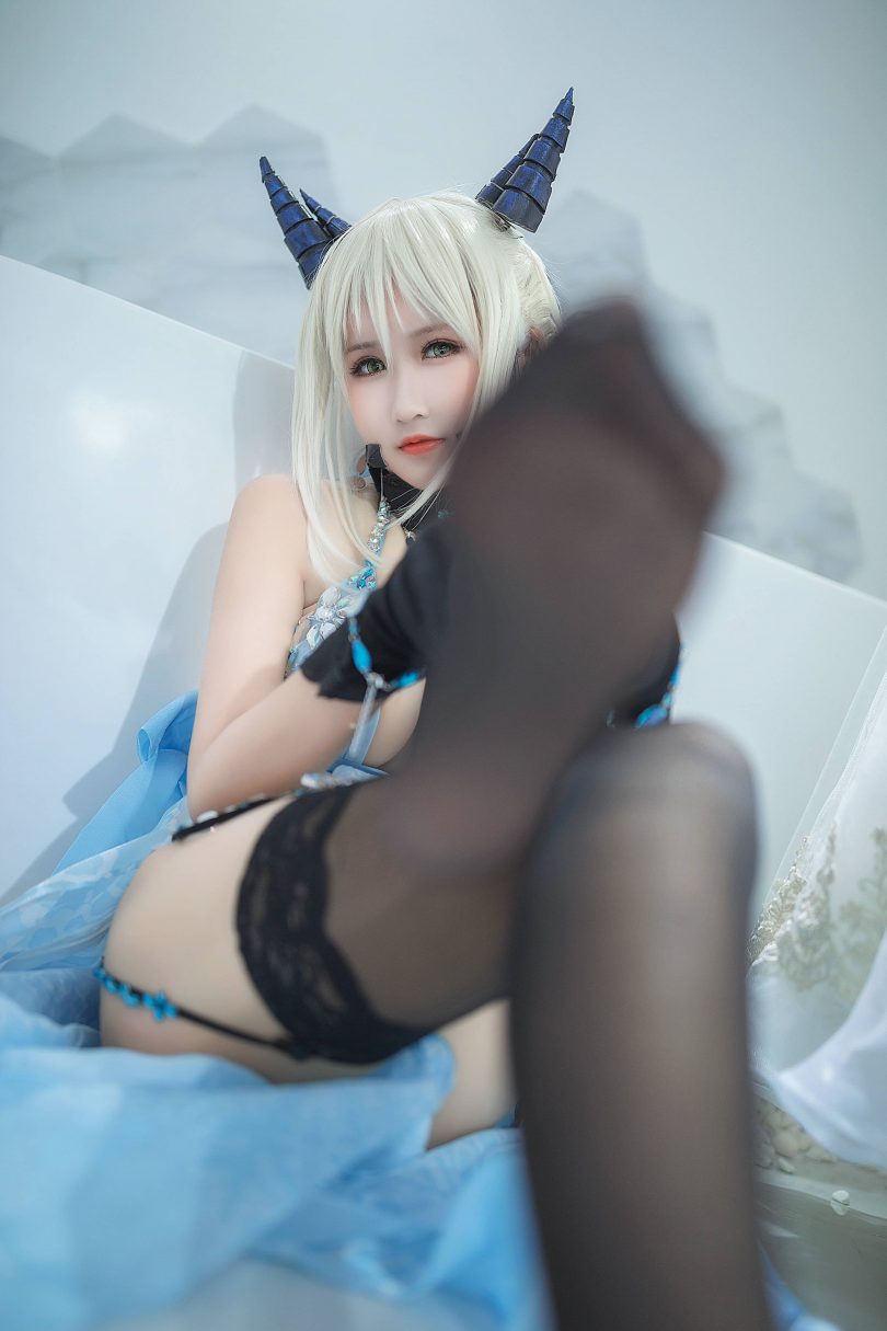 三度_69 cos黑枪呆 | 三度_69 FGO·黑枪呆cos作品 [50P-321MB]