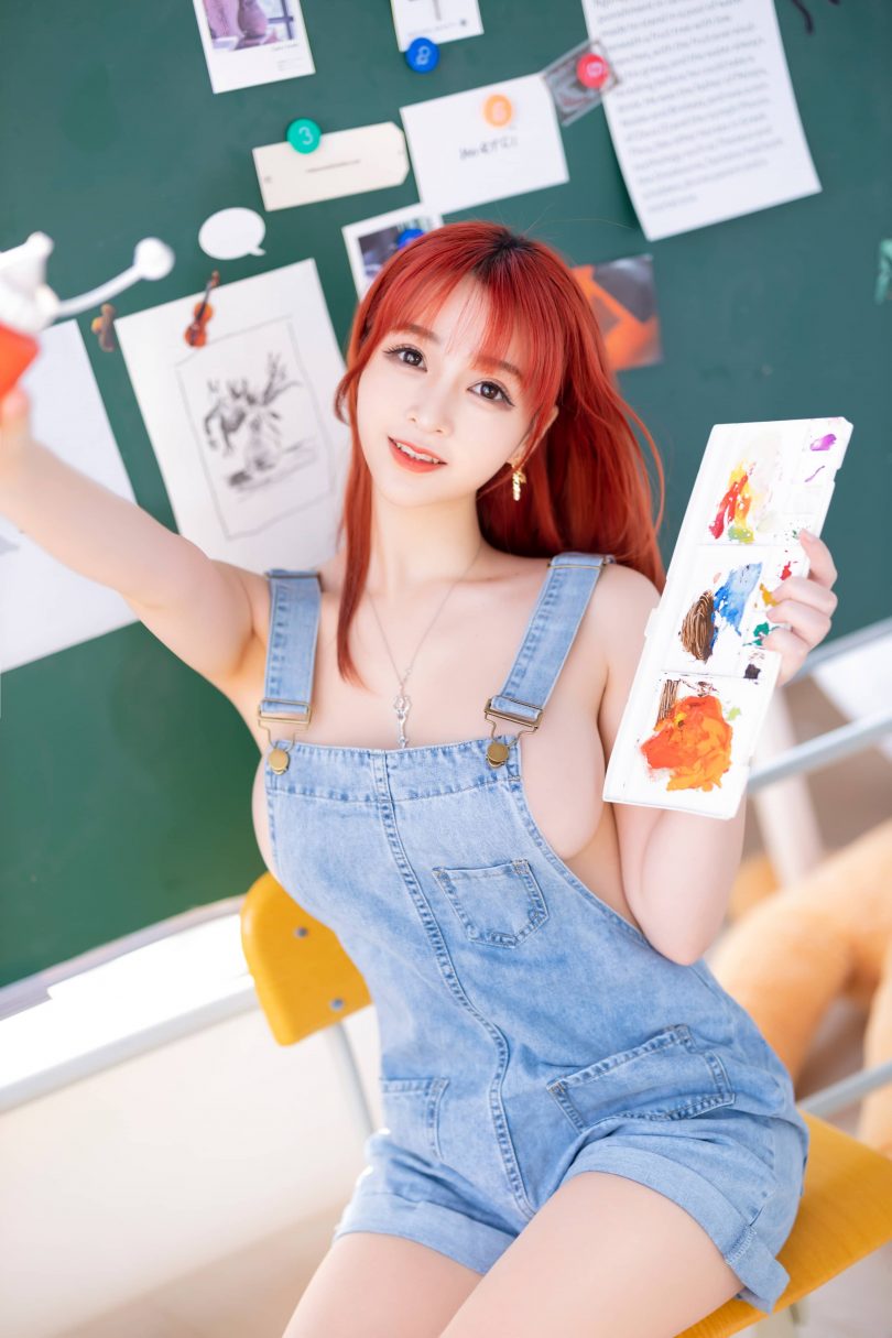 叉子宝宝cos图包 | 叉子宝宝_背带裤系列cosplay [33P-58MB]