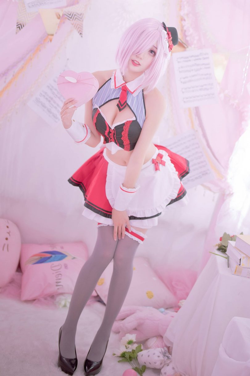 周叽是可爱兔兔_FGO·玛修情人节cos图包 [24P-219MB] | 周叽是可爱兔兔cos作品