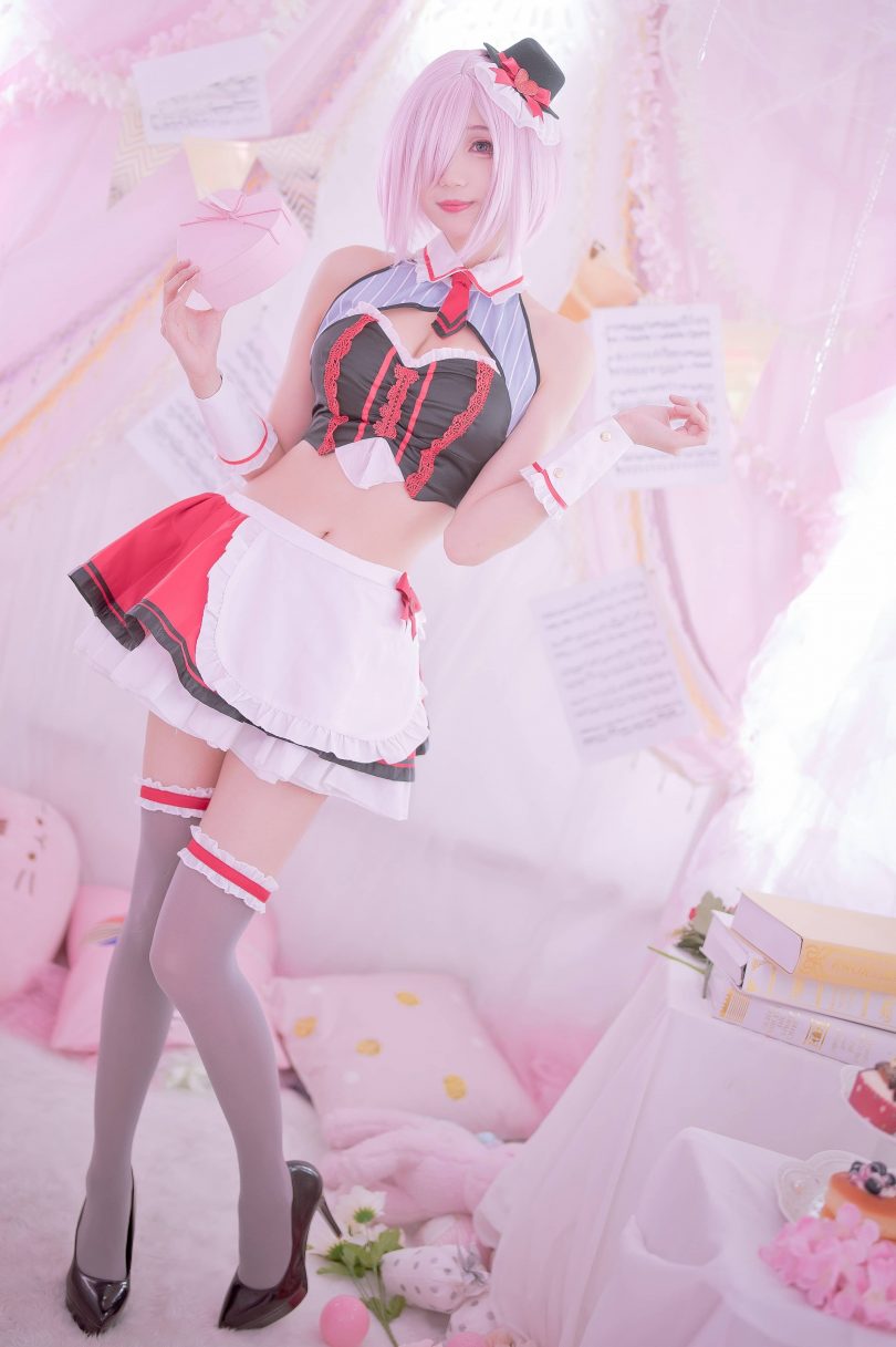 周叽是可爱兔兔_FGO·玛修情人节cos图包 [24P-219MB] | 周叽是可爱兔兔cos作品