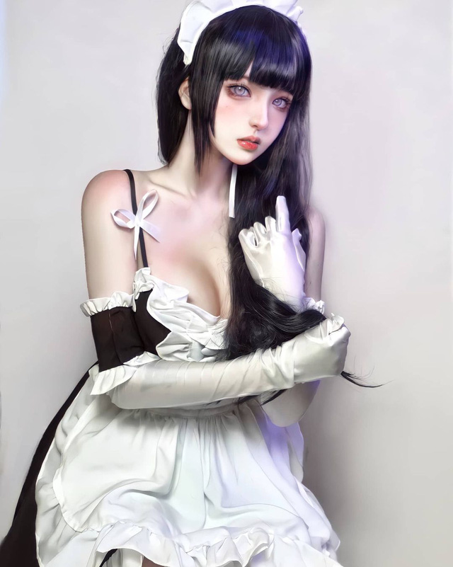 coser@啊川_Azey在《火影忍者》化身漩涡鸣人的妻子日向雏田(是阿川啊)插图