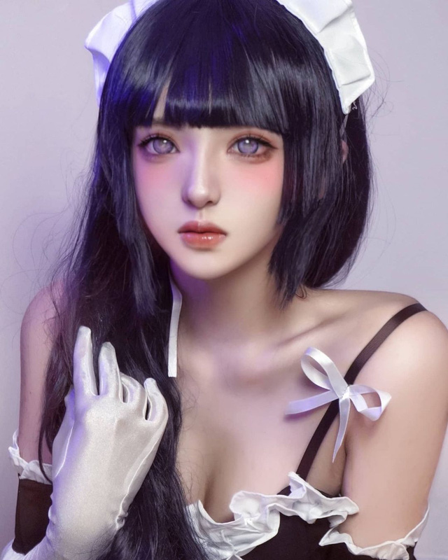 coser@啊川_Azey在《火影忍者》化身漩涡鸣人的妻子日向雏田(是阿川啊)插图1