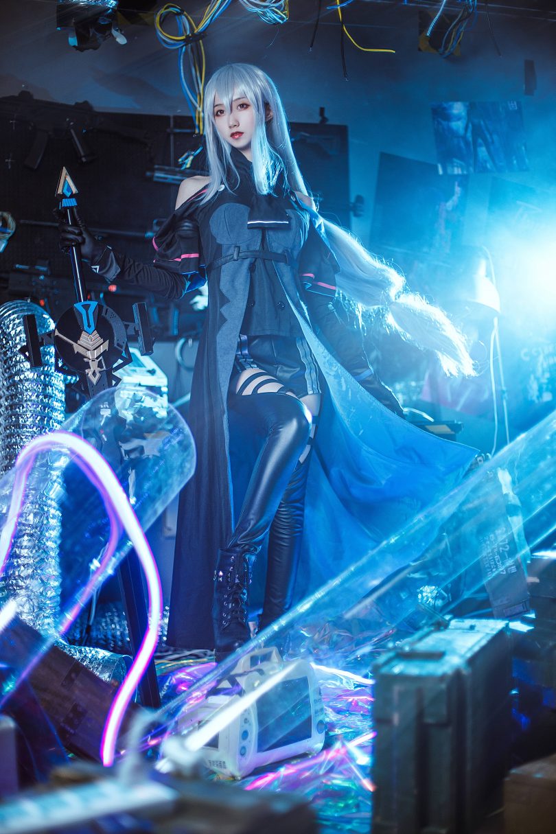 木棉棉OwO cos斯卡蒂 | 木棉棉OwO_明日方舟·斯卡蒂cos作品 [16P-468MB]