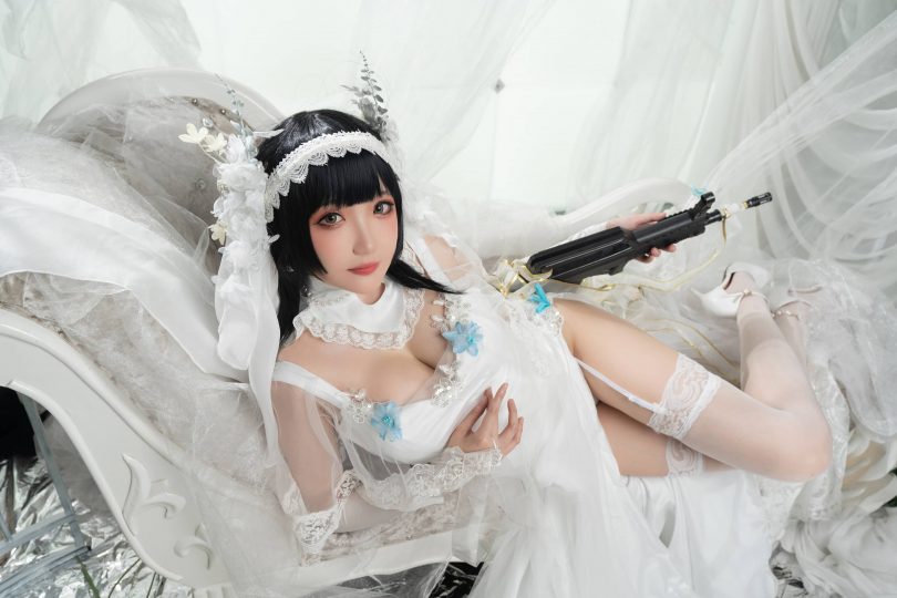 瓜希酱cos 95式 | 瓜希酱_少女前线·95式花嫁cos作品 [30P-129MB](瓜西是什么)插图