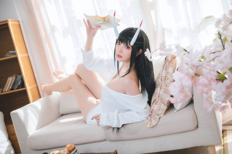 瓜希酱cos能代 | 瓜希酱_碧蓝航线·能代衬衣cos作品[23P-108MB]插图3