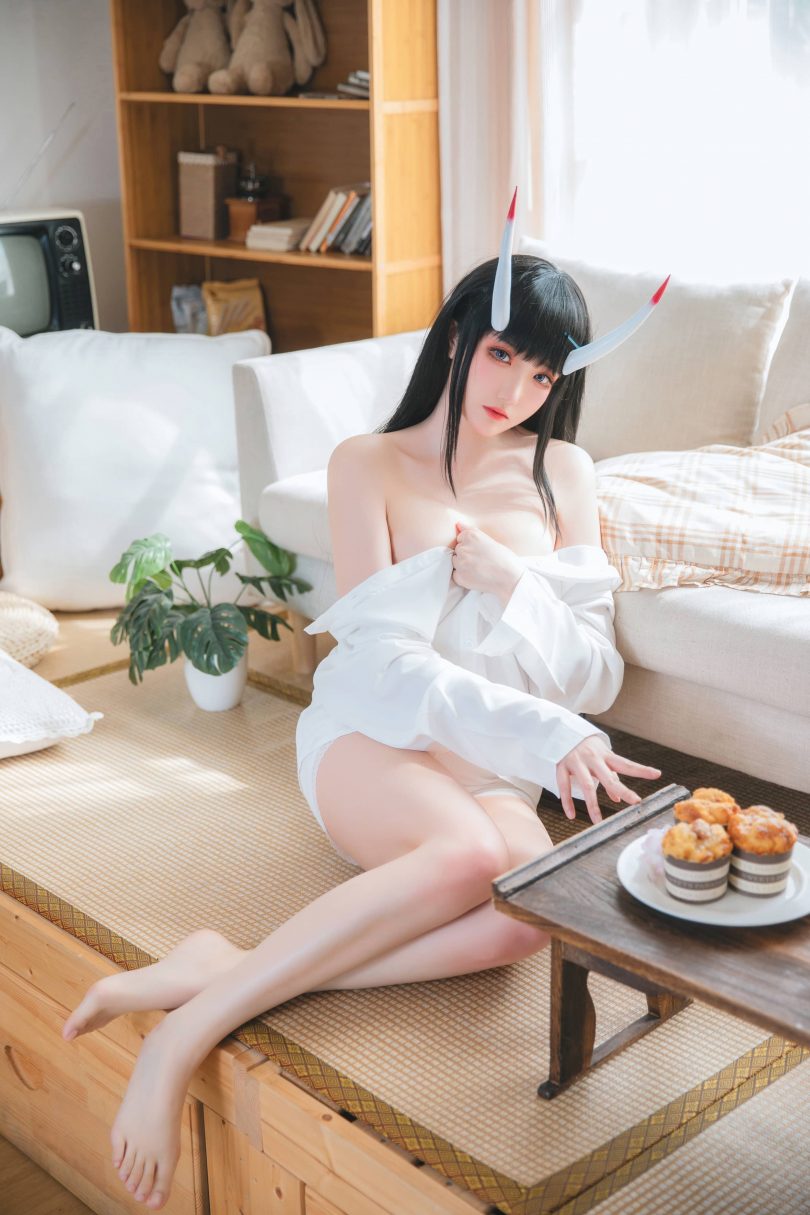 瓜希酱cos能代 | 瓜希酱_碧蓝航线·能代衬衣cos作品[23P-108MB]插图7