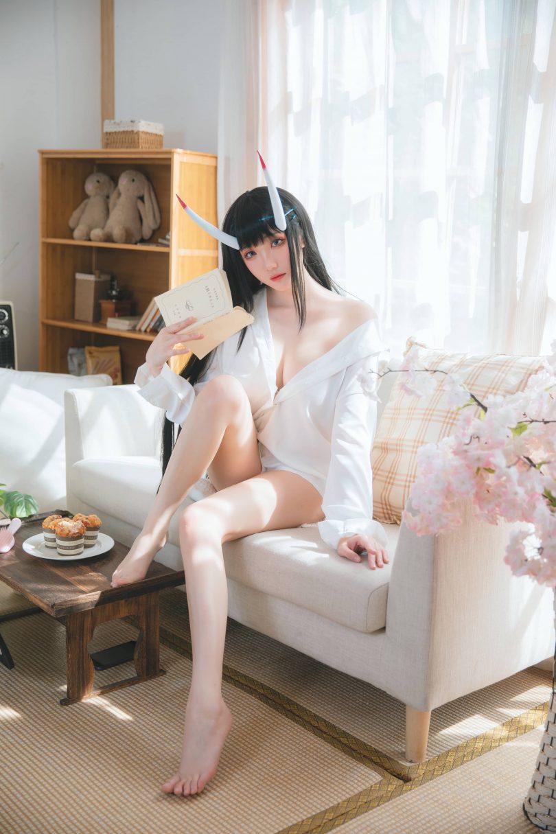 瓜希酱cos能代 | 瓜希酱_碧蓝航线·能代衬衣cos作品[23P-108MB]插图5