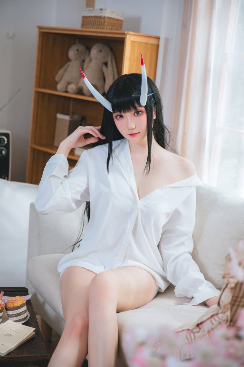瓜希酱cos能代 | 瓜希酱_碧蓝航线·能代衬衣cos作品[23P-108MB]插图8
