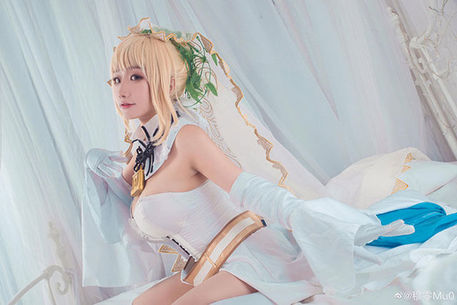 coser@穆零Mu0在《Fate/Grand Order》化身“红saber”尼禄插图