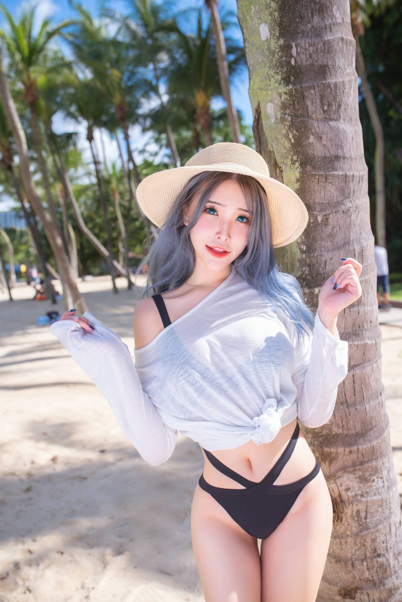 花リリ(Plant Lily)cosplay | 花リリ(Plant Lily)_Beach lily cos图包 [39P-143MB]