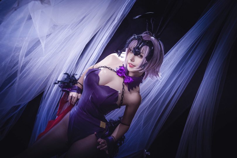 菌烨tako cos黑贞德 | 菌烨tako_FGO·黑贞德兔女郎cos作品[9P-4.73MB]