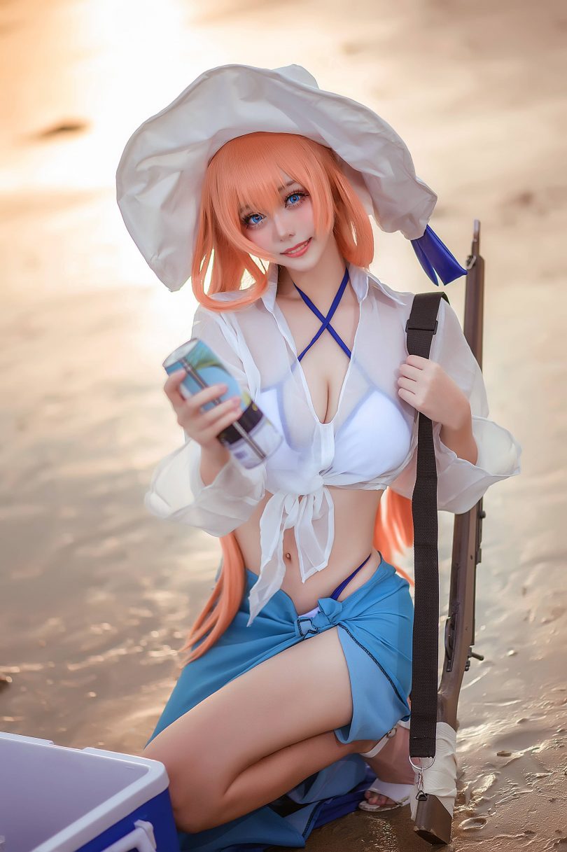 菌烨tako cos图集 | 菌烨tako_少女前线·春田泳装cos作品[9P-41MB]