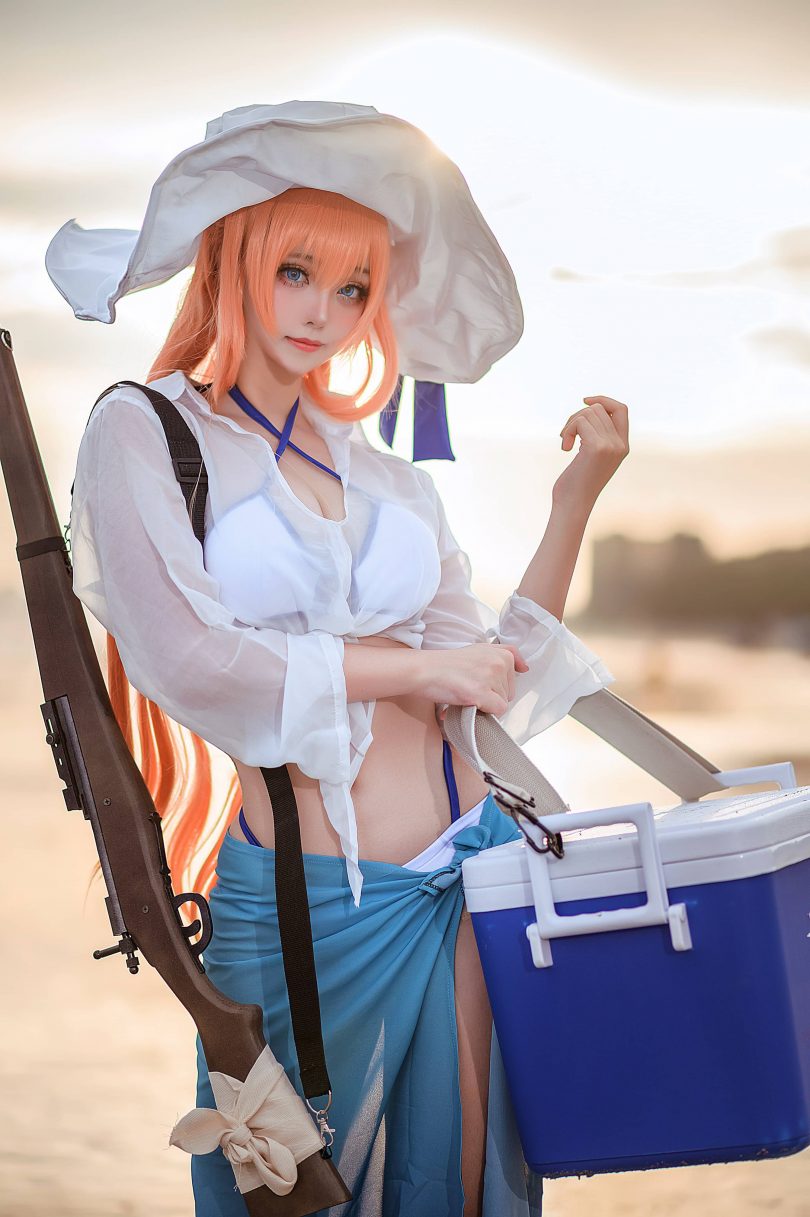 菌烨tako cos图集 | 菌烨tako_少女前线·春田泳装cos作品[9P-41MB]