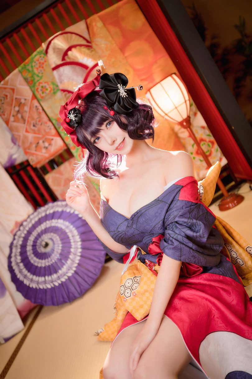 菌烨tako cos葛饰北斋 | 菌烨tako_FGO·葛饰北斋cos作品[18P-111MB]