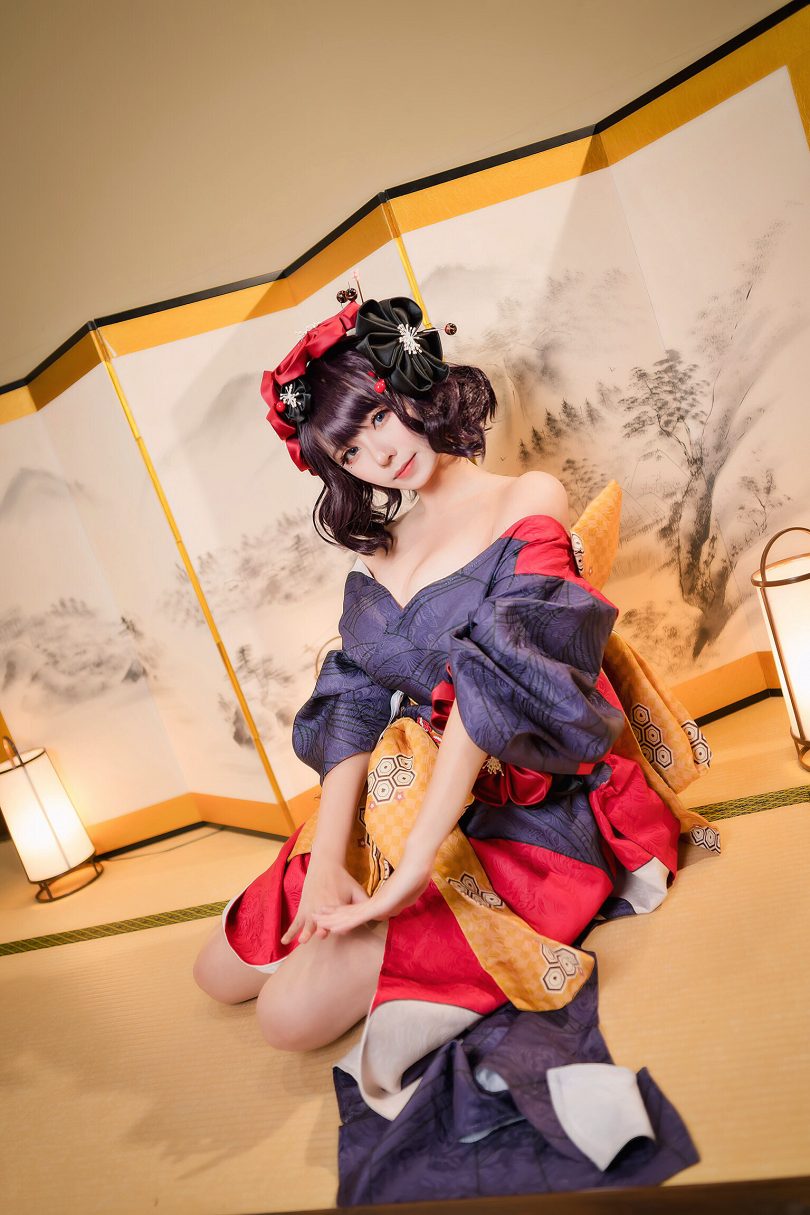 菌烨tako cos葛饰北斋 | 菌烨tako_FGO·葛饰北斋cos作品[18P-111MB]