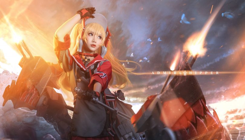 面饼仙儿cos作品 | 面饼仙儿_碧蓝航线·希佩尔上将cos [9P-52MB]