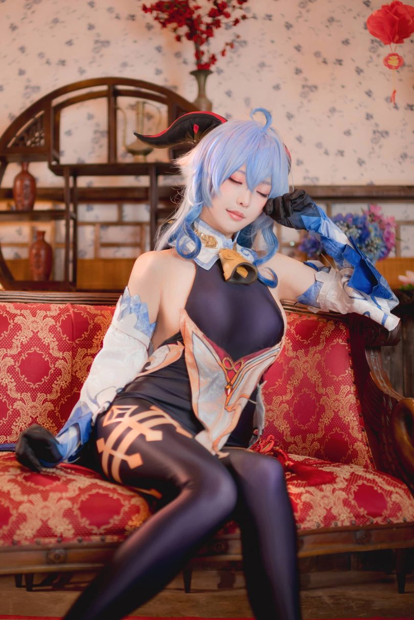 ElyEE子 cos甘雨 | ElyEE子_原神·Ganyu甘雨cos作品 [15P-41MB]
