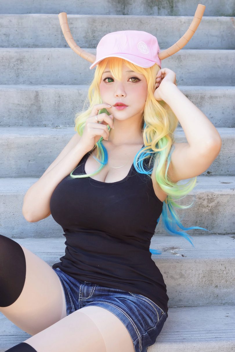 Hana Bunny cos作品 | Hana Bunny_小林家的龙女仆·Lucoa cos [10P-20MB](hanna_costello)插图