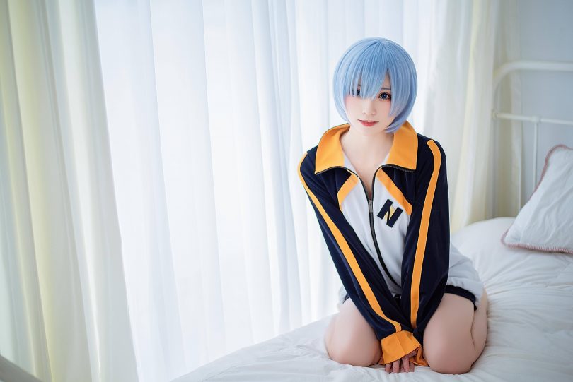 Kitaro绮太郎_蕾姆·运动服cos作品 | Re：从零开始的异世界生活(绮太郎 微博)插图