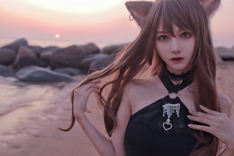 Shika小鹿鹿cos天火 | Shika小鹿鹿_明日方舟·天火泳装cos作品 [22P1V-135MB]([shika小鹿鹿])插图
