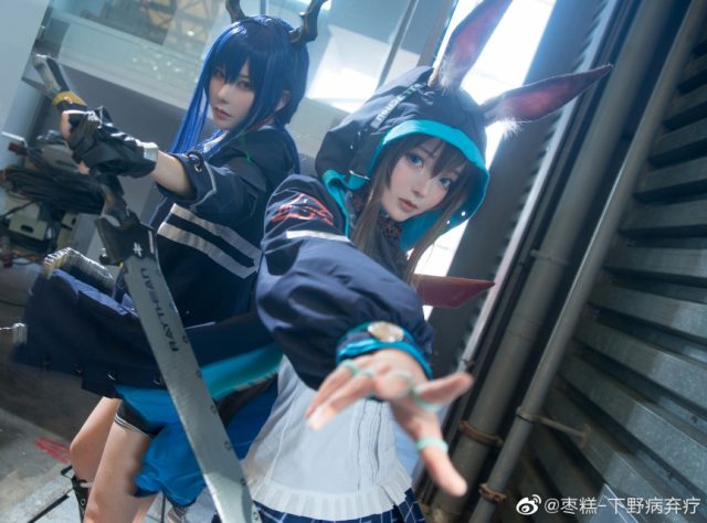 coser@枣糕_下野病弃疗和板医生拍摄的《明日方舟》cos作品(二婚小姑出嫁哥嫂还要随礼吗)插图6