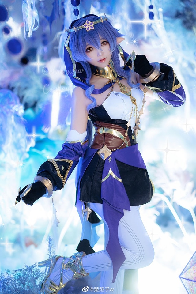 coser@楚楚子w化身《原神》的新角色莱依拉Layla插图3