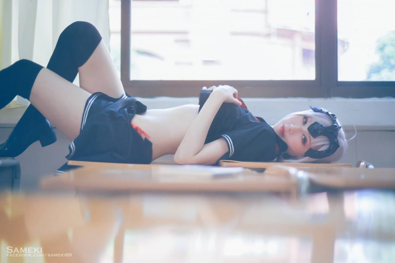 sameki cos黑贞德 | sameki_Fate/Grand Order·黑贞德cos作品 [62P-171MB](cos:黑贞德不想当伪英灵)插图