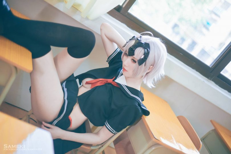 sameki cos黑贞德 | sameki_Fate/Grand Order·黑贞德cos作品 [62P-171MB]