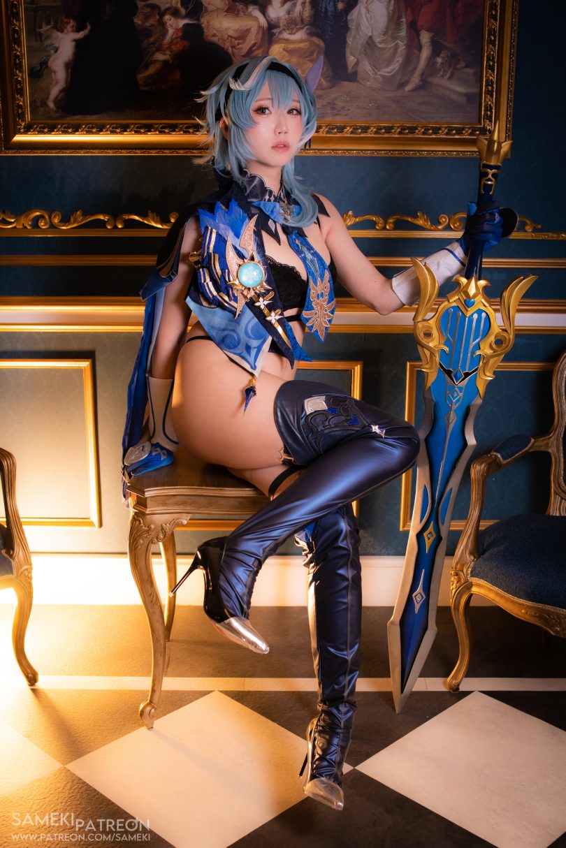 sameki cos优菈 | sameki_原神·Eula优菈cos作品 [53P-269MB]