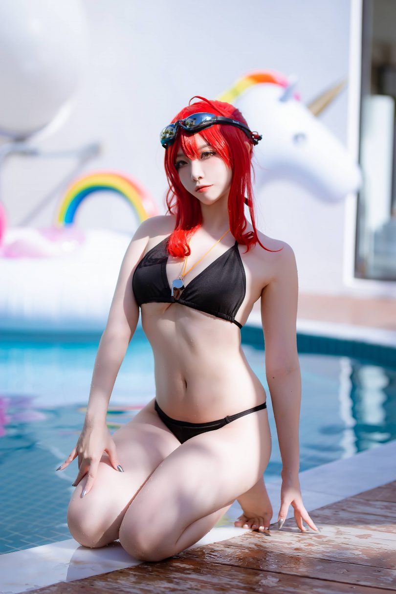 二佐Nisa cos扎拉 | 二佐Nisa_碧蓝航线·扎拉泳装cos作品 [14P-269MB]