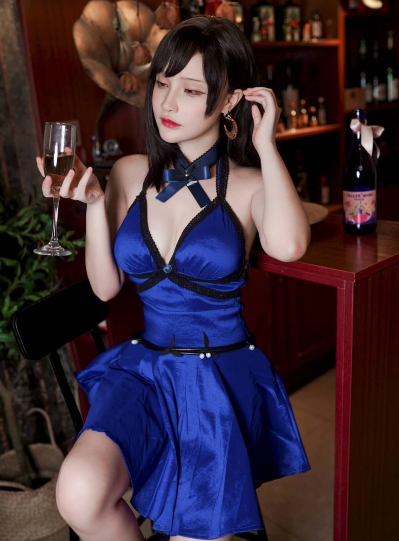 千夜未来cos蒂法 | 千夜未来(Senya Miku)_蒂法·礼服装cos作品 [20P-42MB]