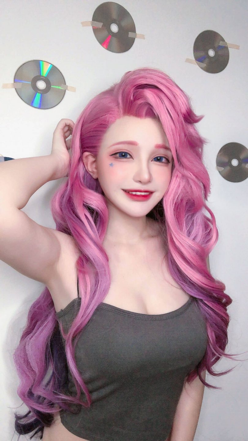 千夜未来cos萨勒芬妮 | 千夜未来_英雄联盟·萨勒芬妮cos作品 [12P-23MB]