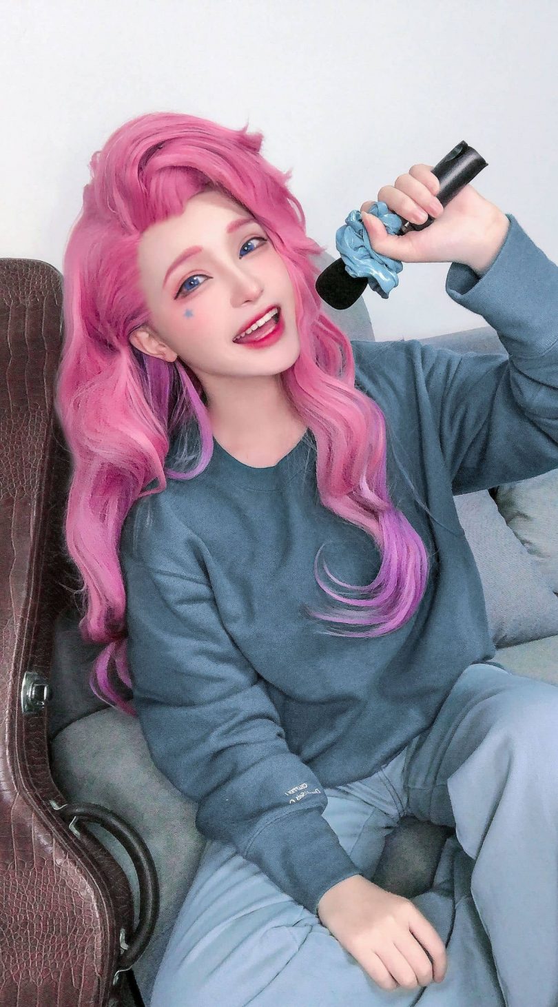 千夜未来cos萨勒芬妮 | 千夜未来_英雄联盟·萨勒芬妮cos作品 [12P-23MB]