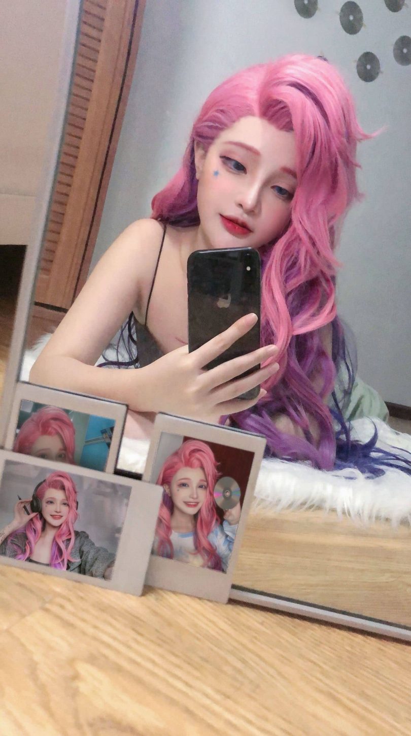 千夜未来cos萨勒芬妮 | 千夜未来_英雄联盟·萨勒芬妮cos作品 [12P-23MB]