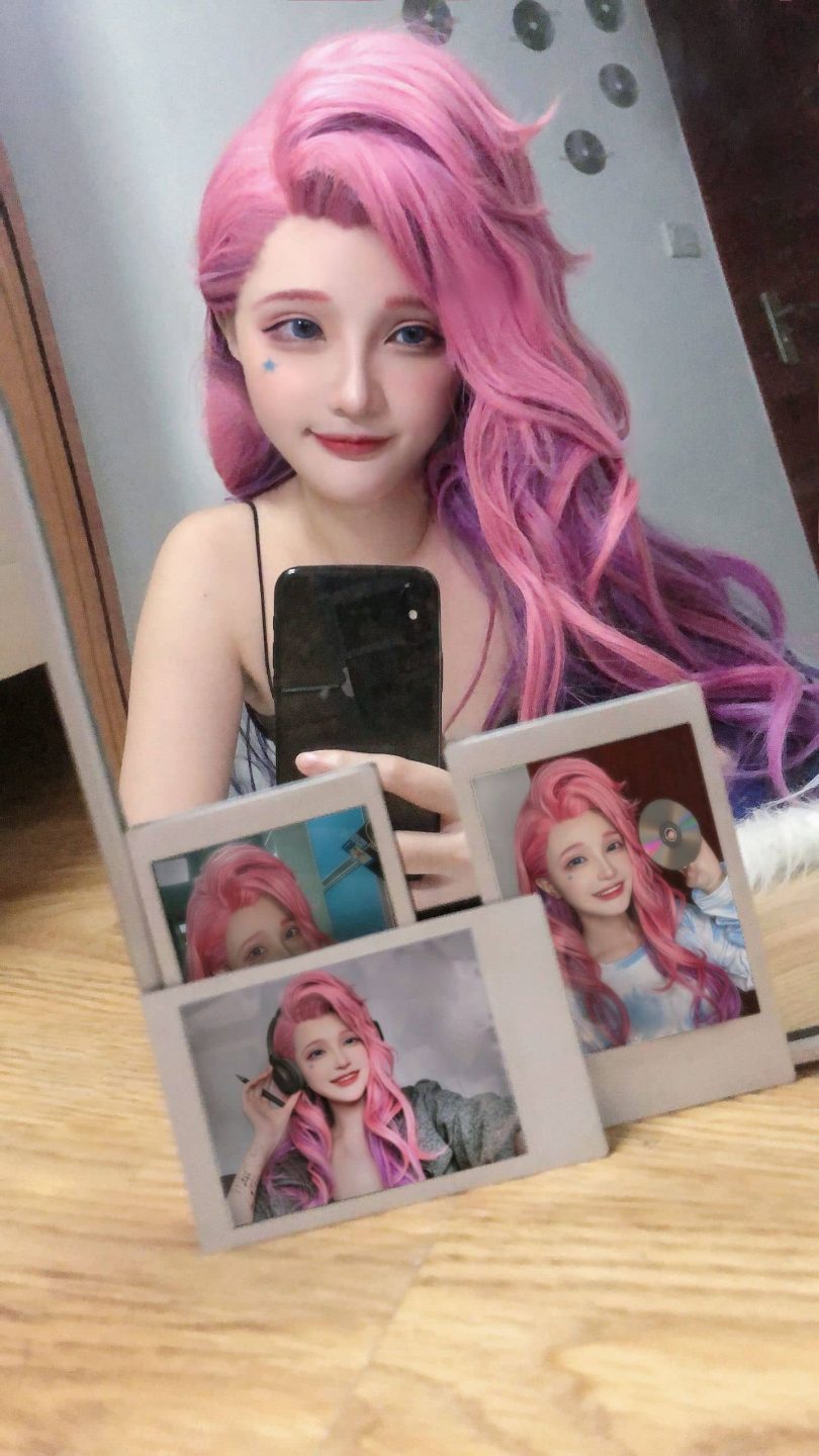 千夜未来cos萨勒芬妮 | 千夜未来_英雄联盟·萨勒芬妮cos作品 [12P-23MB]